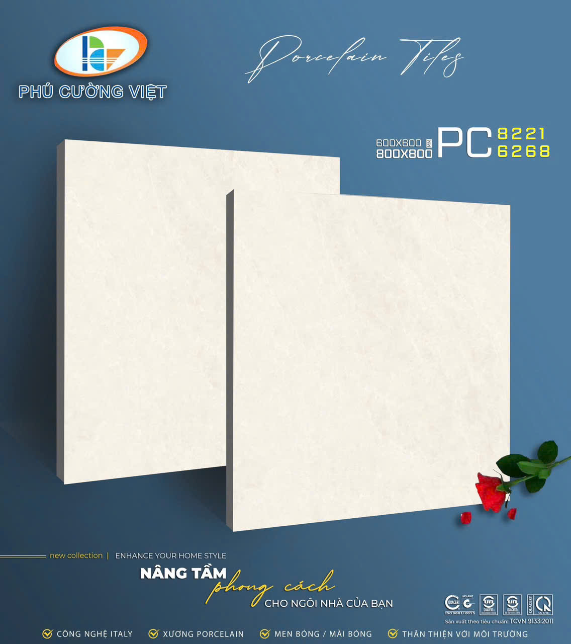 Gạch Lát Nền 80x80cm Vicenza