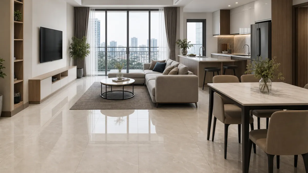Giải đáp chuyên sâu: Chọn gạch lát nền cho căn hộ chung cư tại TP.HCM